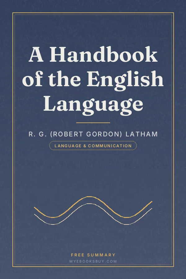 Cover of A Handbook of the English Language