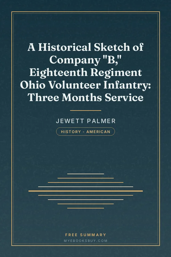 Cover of A Historical Sketch of Company "B," Eighteenth Regiment Ohio Volunteer Infantry: Three Months Service
