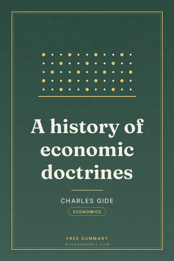 Cover of A history of economic doctrines