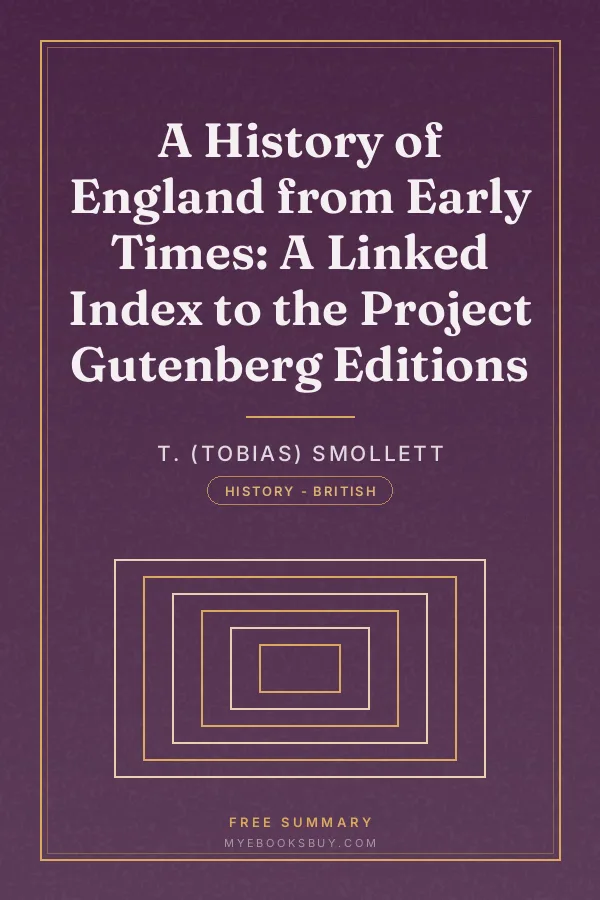 Cover of A History of England from Early Times: A Linked Index to the Project Gutenberg Editions