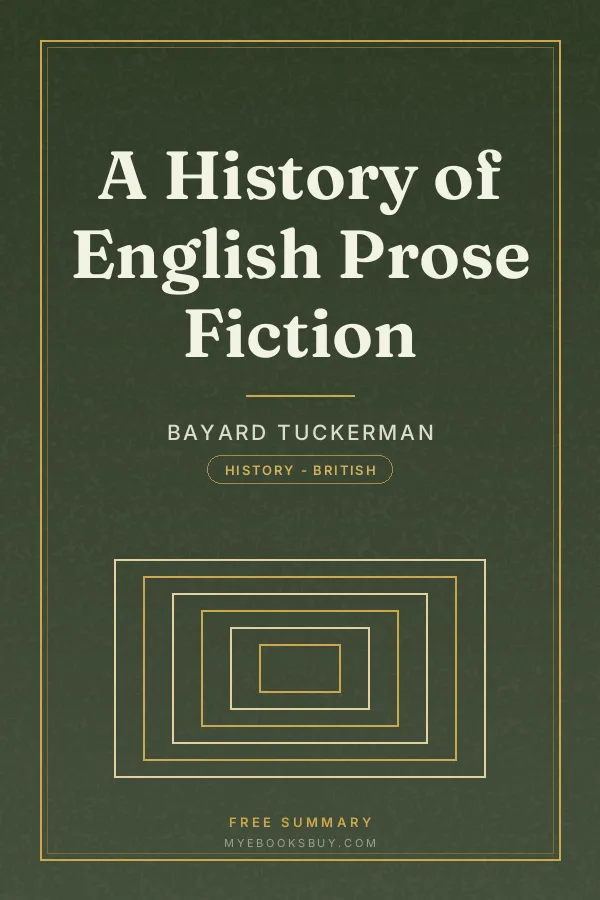 Cover of A History of English Prose Fiction