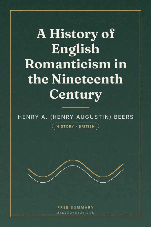 Cover of A History of English Romanticism in the Nineteenth Century