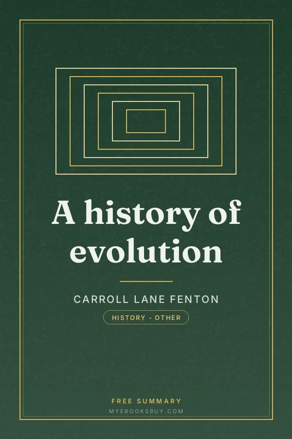 Cover of A history of evolution