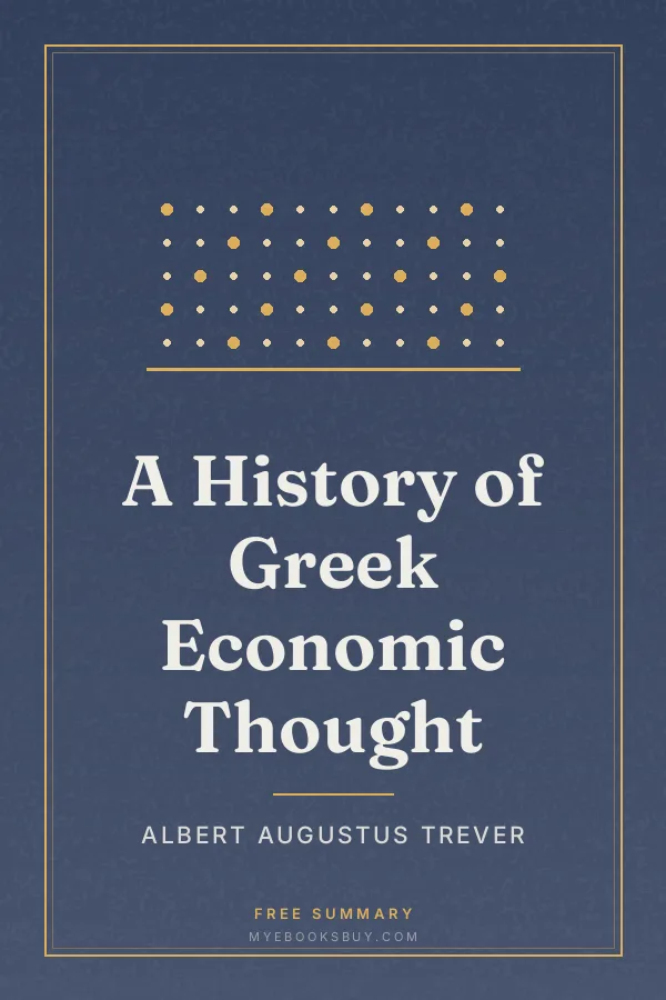 Cover of A History of Greek Economic Thought