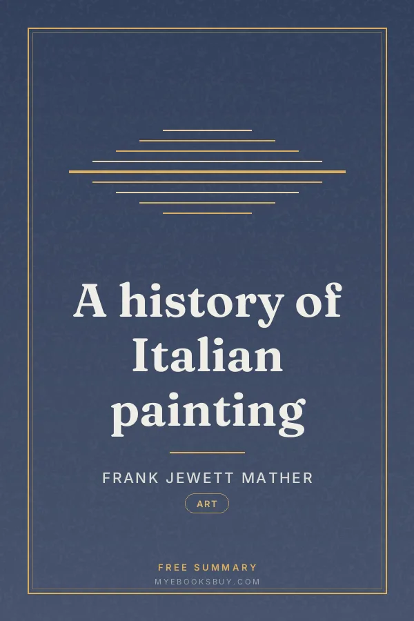 Cover of A history of Italian painting