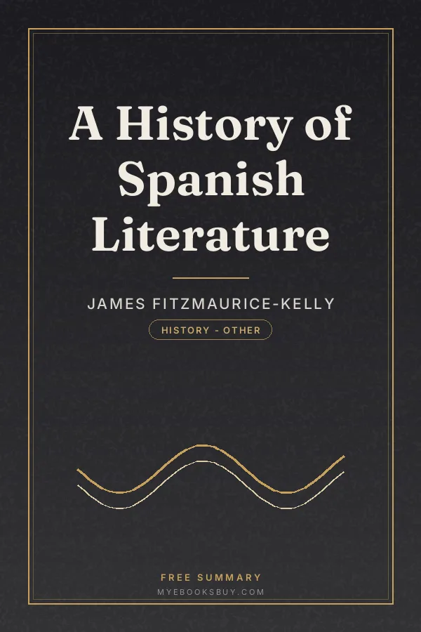 Cover of A History of Spanish Literature