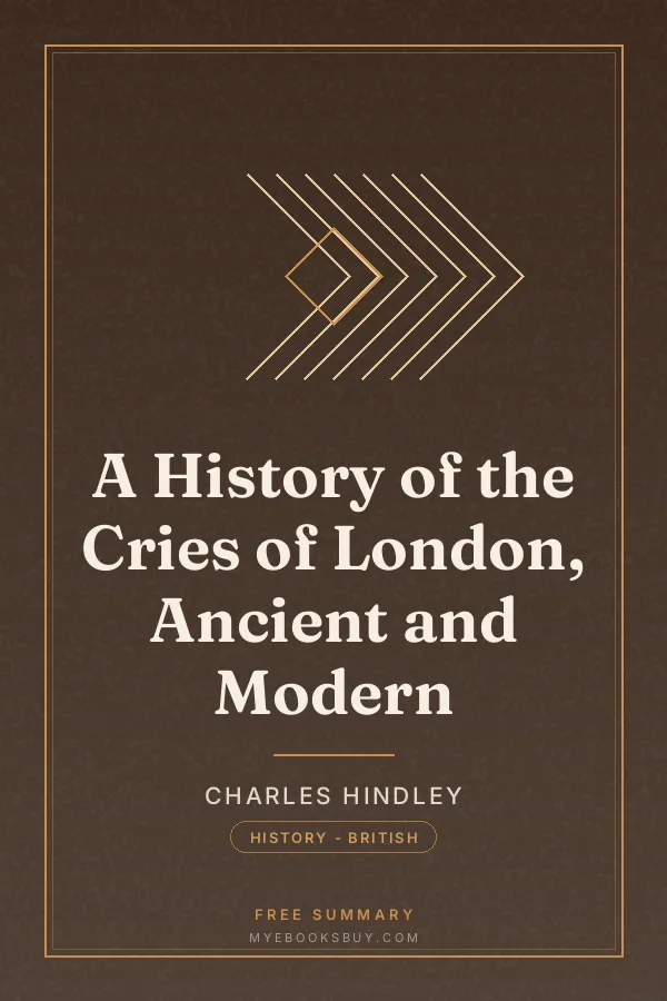 Cover of A History of the Cries of London, Ancient and Modern