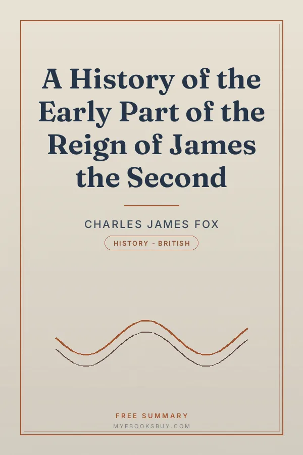 Cover of A History of the Early Part of the Reign of James the Second