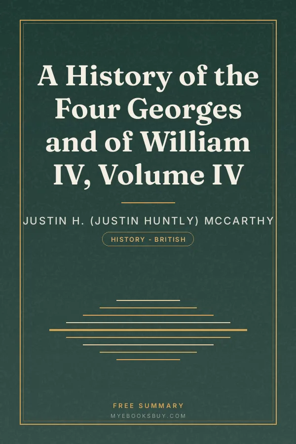 Cover of A History of the Four Georges and of William IV, Volume IV