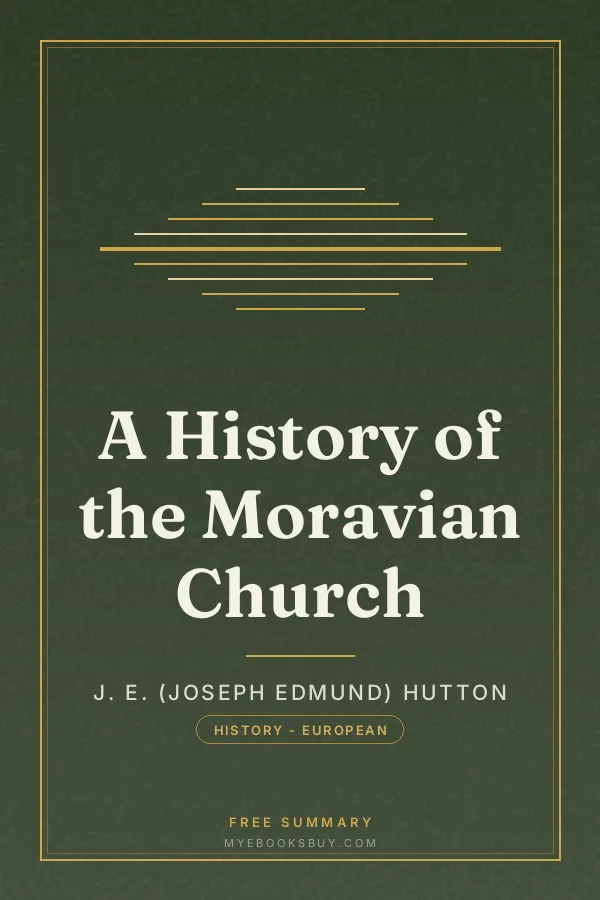 Cover of A History of the Moravian Church