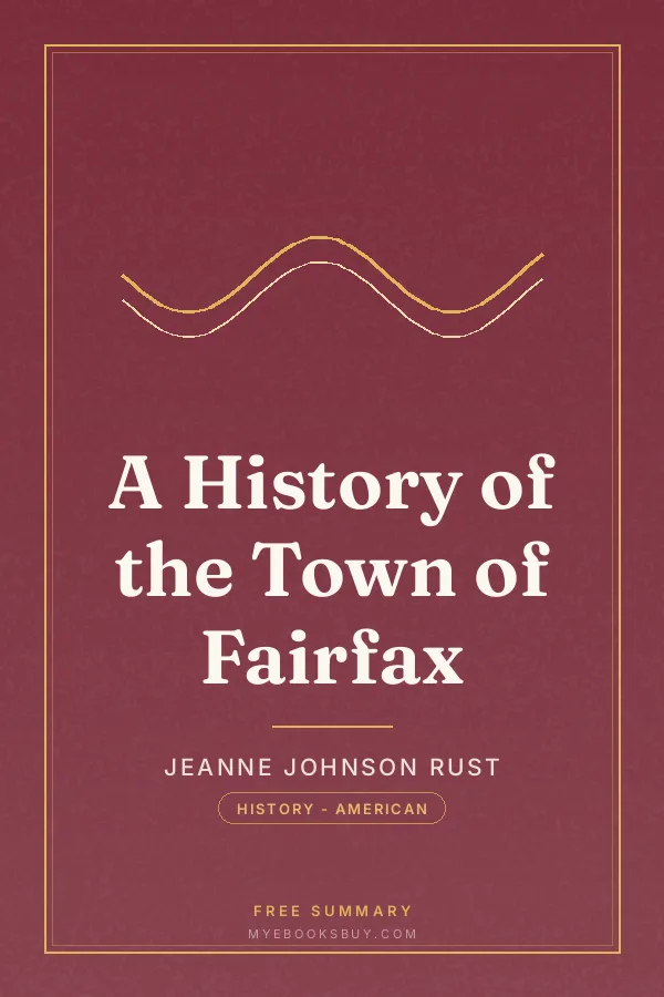Cover of A History of the Town of Fairfax
