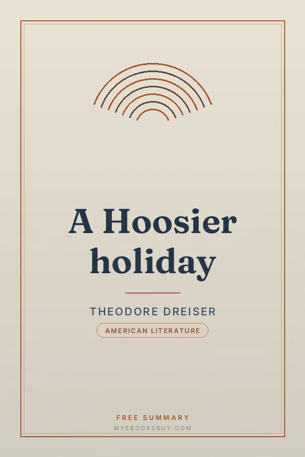 Cover of A Hoosier holiday