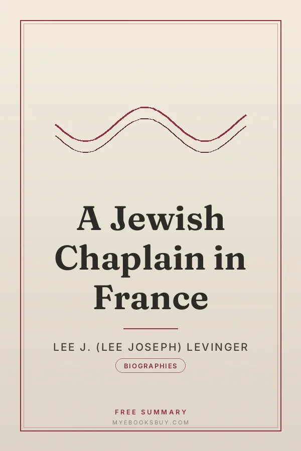 Cover of A Jewish Chaplain in France