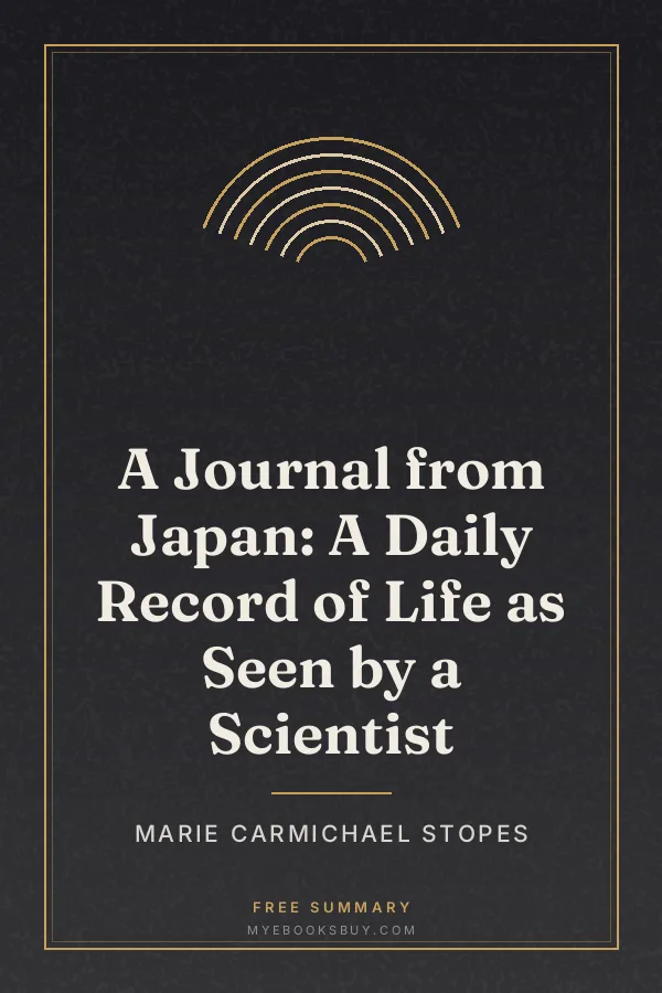 Cover of A Journal from Japan: A Daily Record of Life as Seen by a Scientist