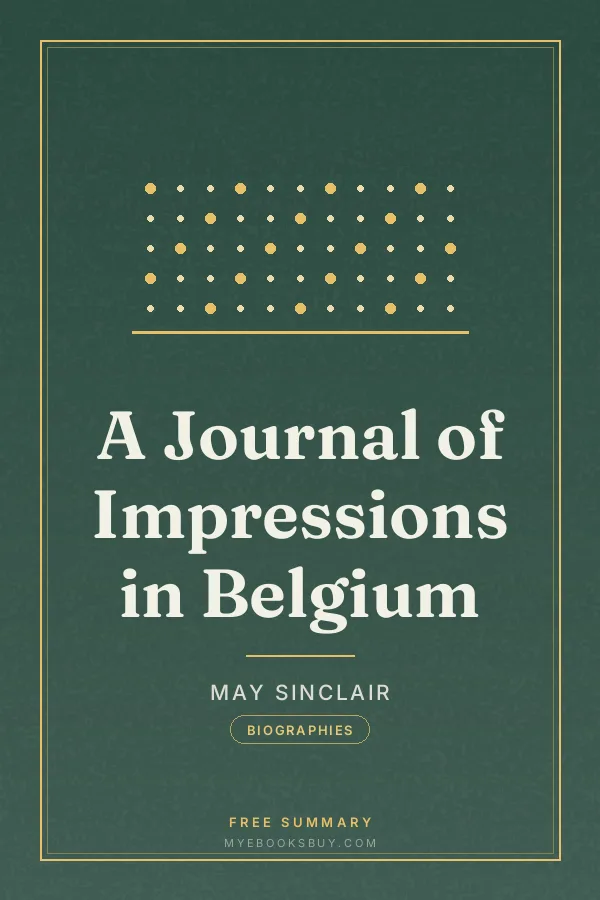 Cover of A Journal of Impressions in Belgium