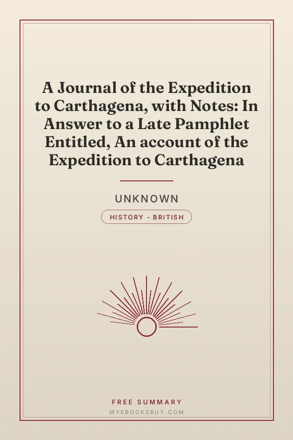 Cover of A Journal of the Expedition to Carthagena, with Notes: In Answer to a Late Pamphlet Entitled, An account of the Expedition to Carthagena