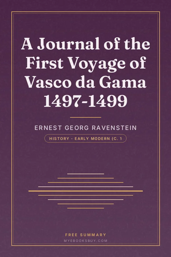 Cover of A Journal of the First Voyage of Vasco da Gama 1497-1499