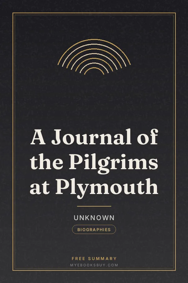 Cover of A Journal of the Pilgrims at Plymouth