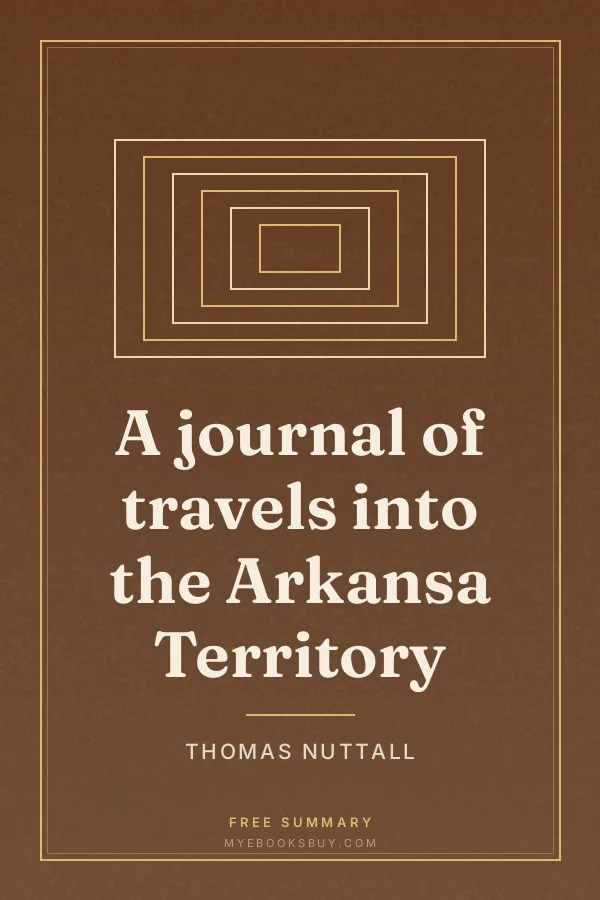 Cover of A journal of travels into the Arkansa Territory