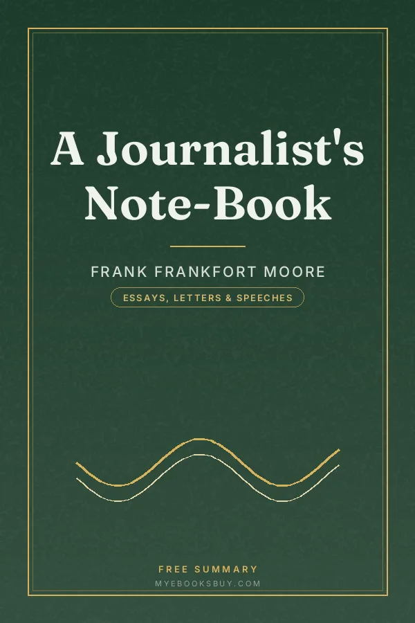 Cover of A Journalist's Note-Book