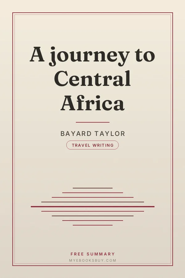Cover of A journey to Central Africa