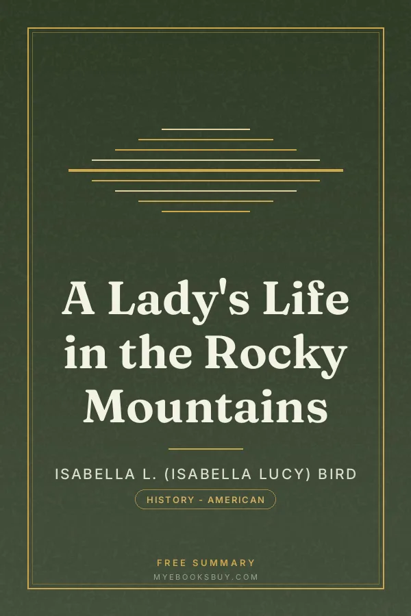 Cover of A Lady's Life in the Rocky Mountains