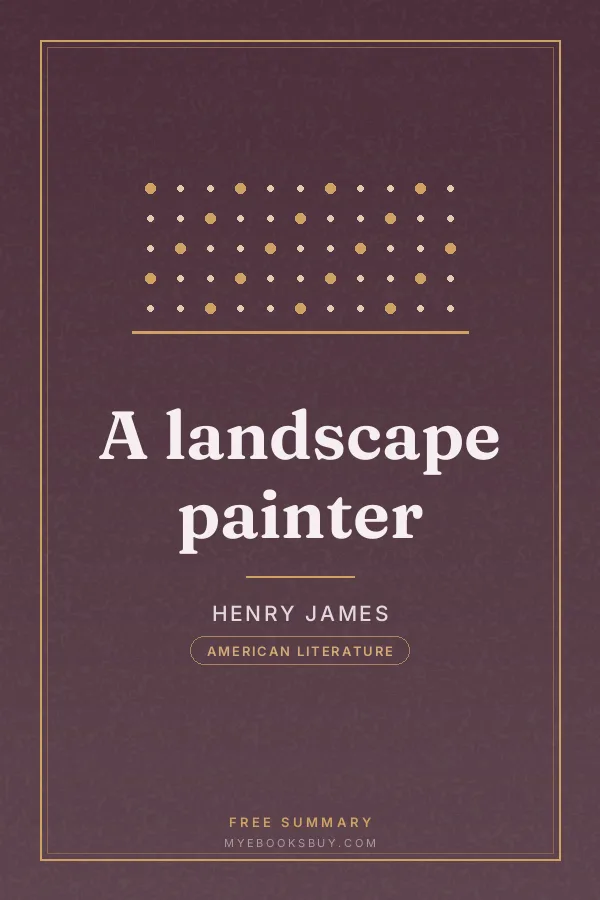 Cover of A landscape painter