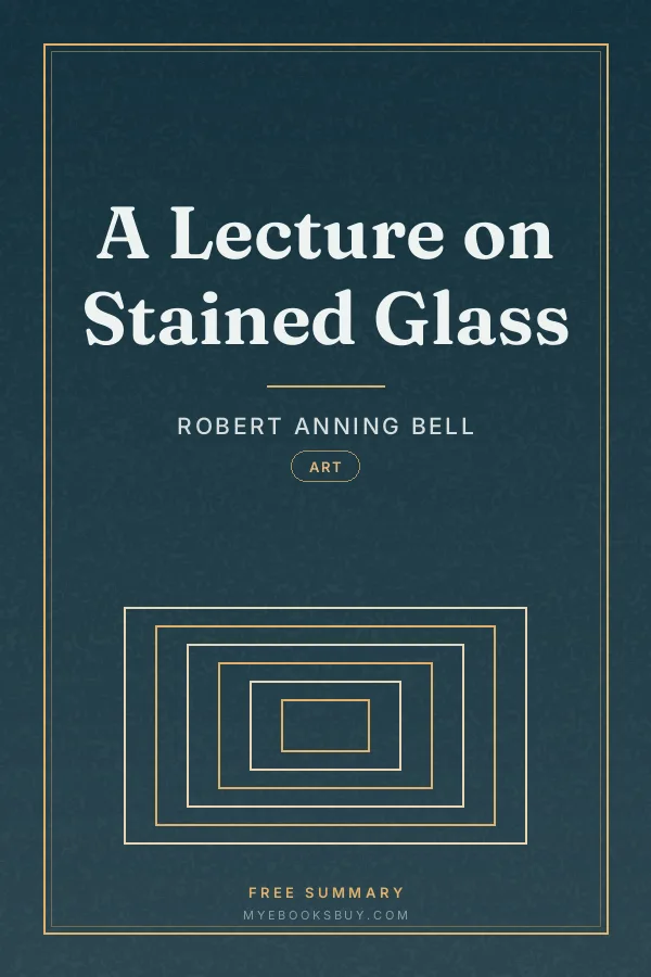 Cover of A Lecture on Stained Glass