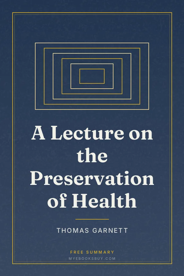 Cover of A Lecture on the Preservation of Health