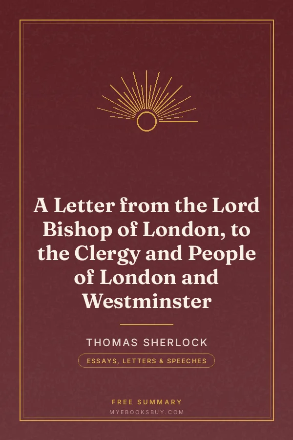 Cover of A Letter from the Lord Bishop of London, to the Clergy and People of London and Westminster