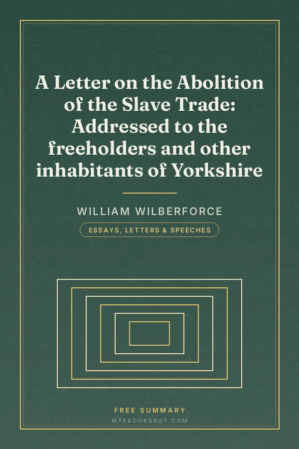 Cover of A Letter on the Abolition of the Slave Trade: Addressed to the freeholders and other inhabitants of Yorkshire