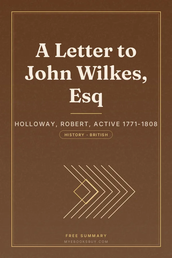 Cover of A Letter to John Wilkes, Esq