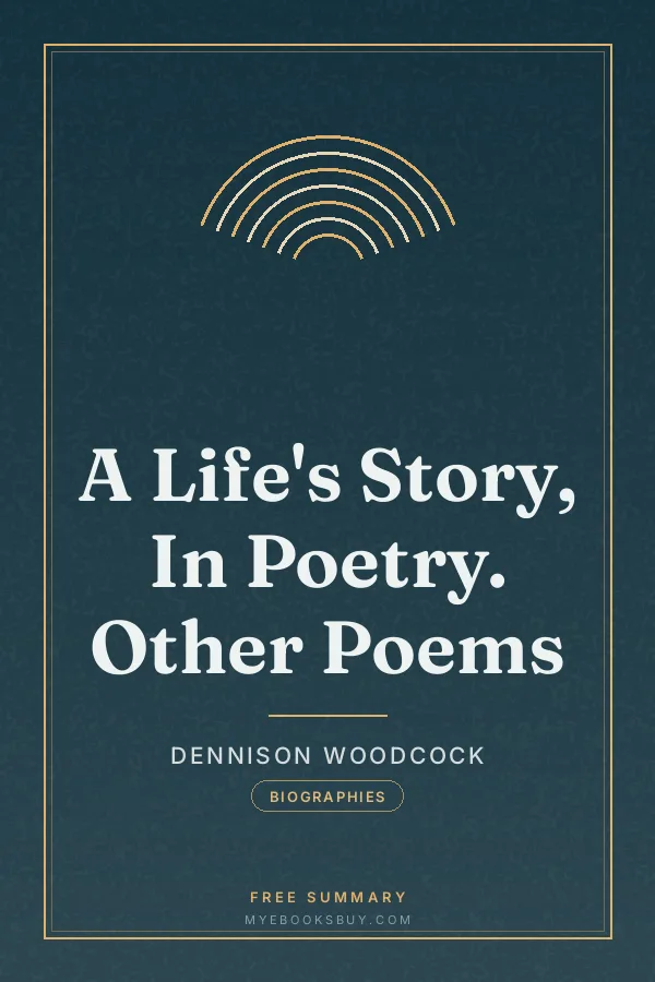 Cover of A Life's Story, In Poetry. Other Poems