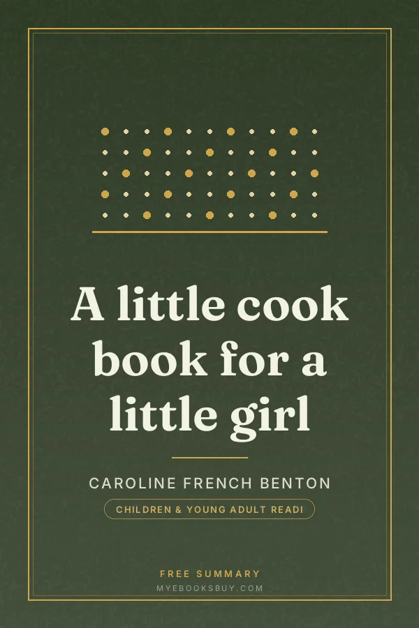 Cover of A little cook book for a little girl