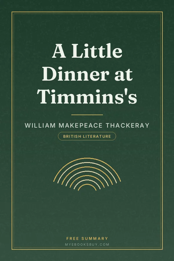 Cover of A Little Dinner at Timmins's