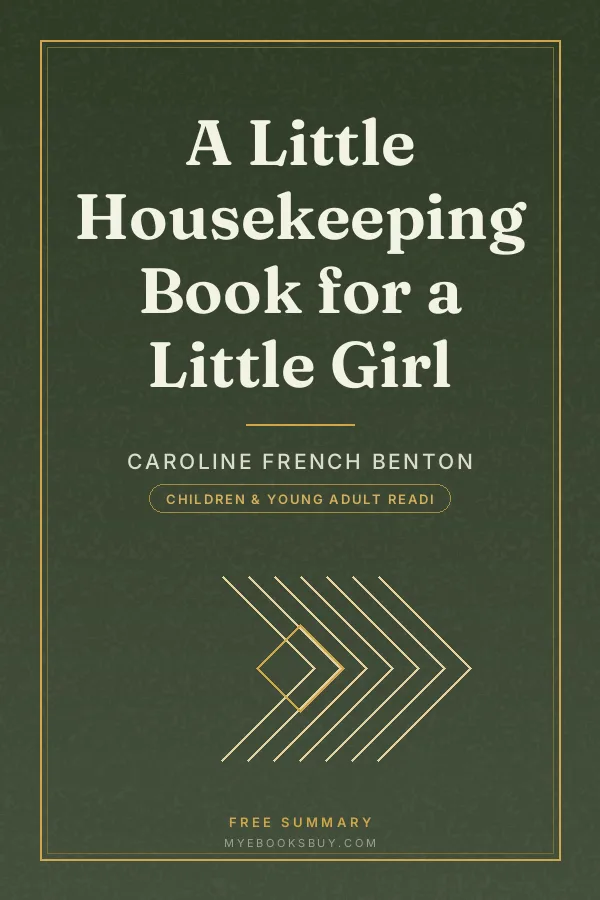 Cover of A Little Housekeeping Book for a Little Girl