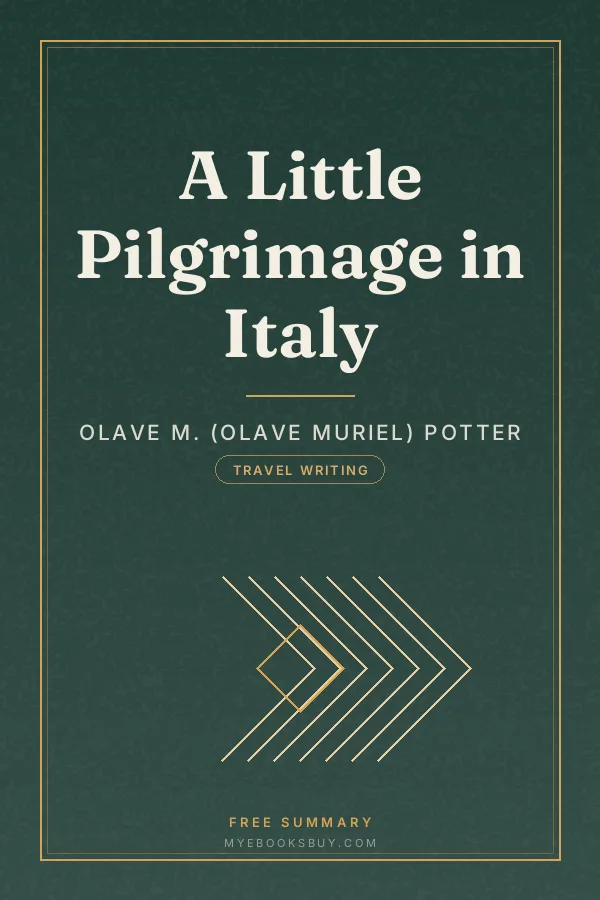 Cover of A Little Pilgrimage in Italy