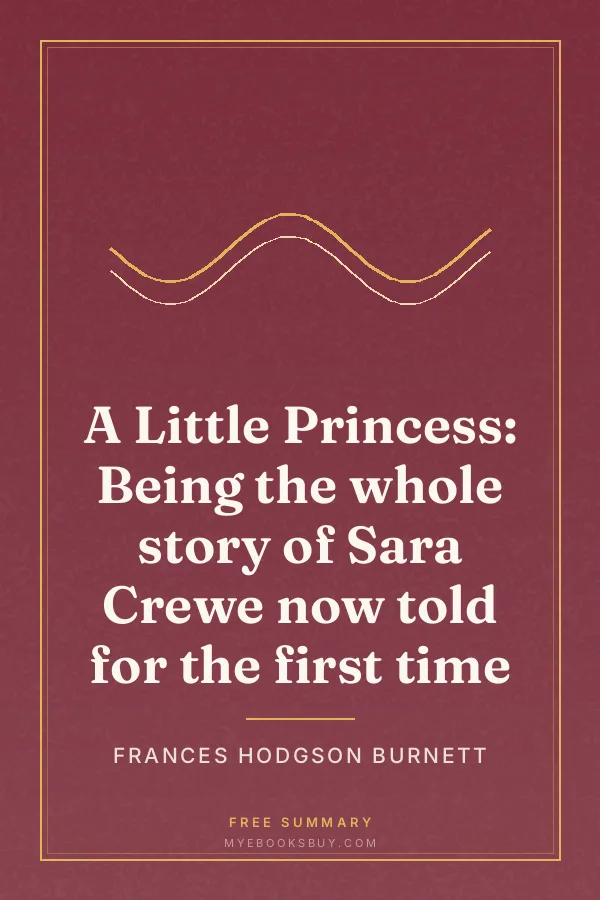 Cover of A Little Princess: Being the whole story of Sara Crewe now told for the first time