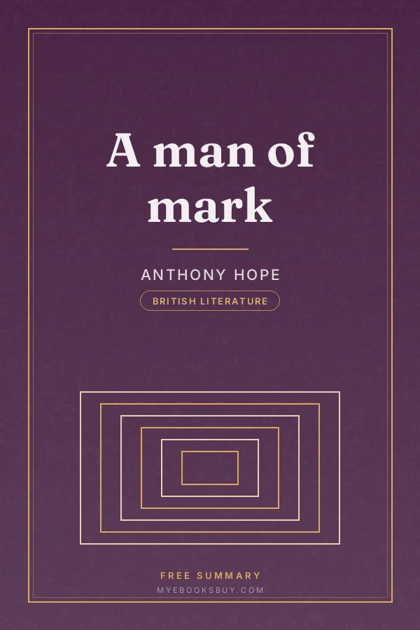 Cover of A man of mark