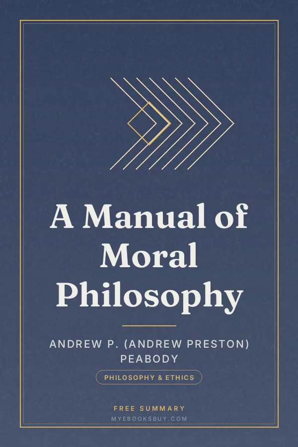 Cover of A Manual of Moral Philosophy