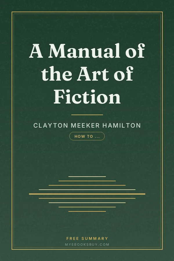 Cover of A Manual of the Art of Fiction