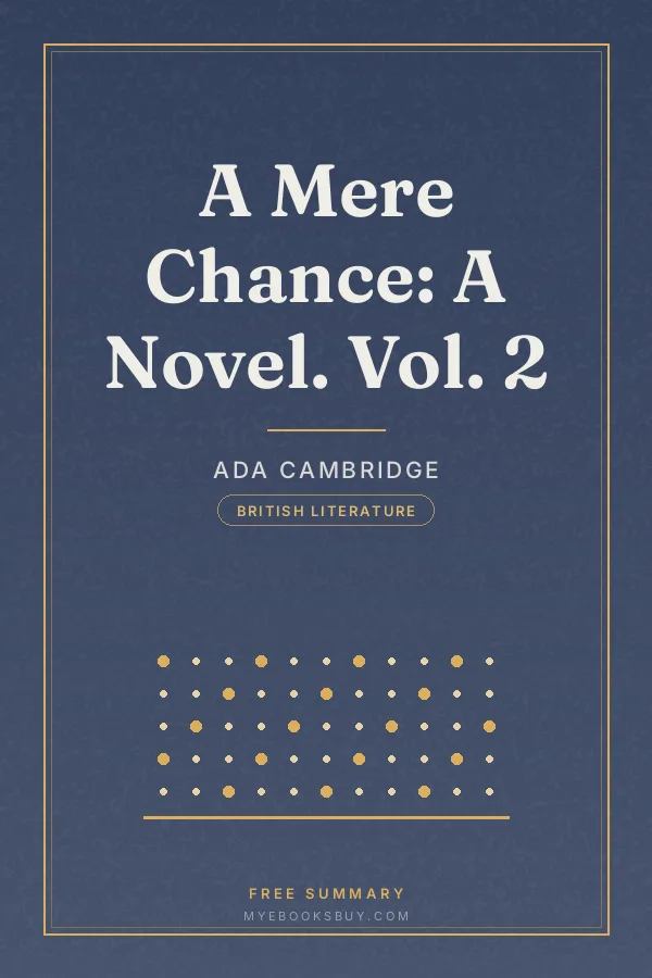 Cover of A Mere Chance: A Novel. Vol. 2