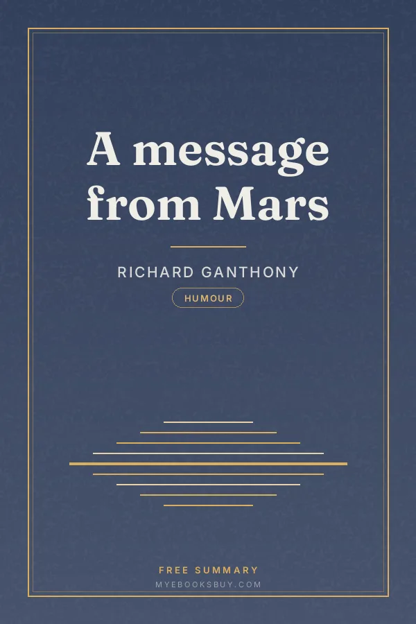 Cover of A message from Mars