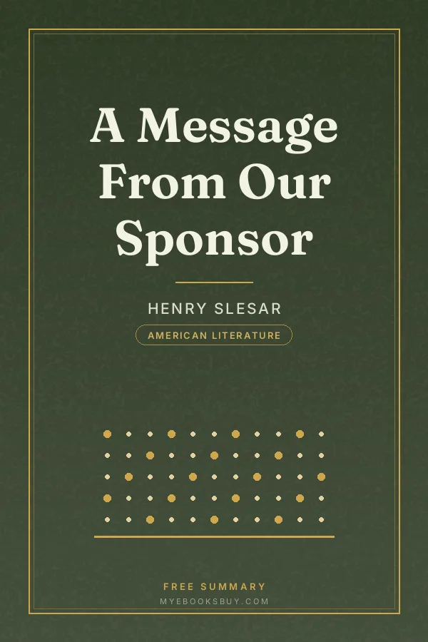 Cover of A Message From Our Sponsor