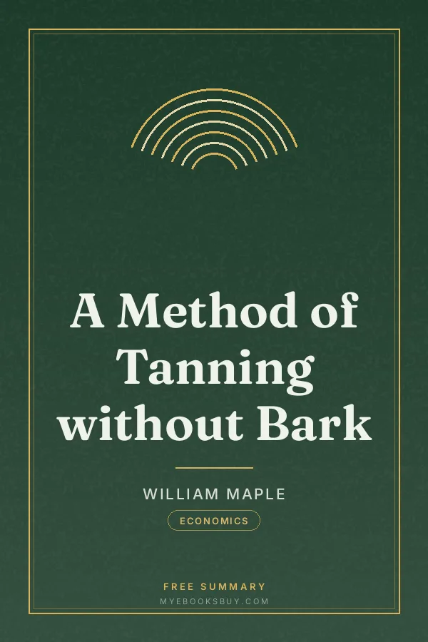 Cover of A Method of Tanning without Bark