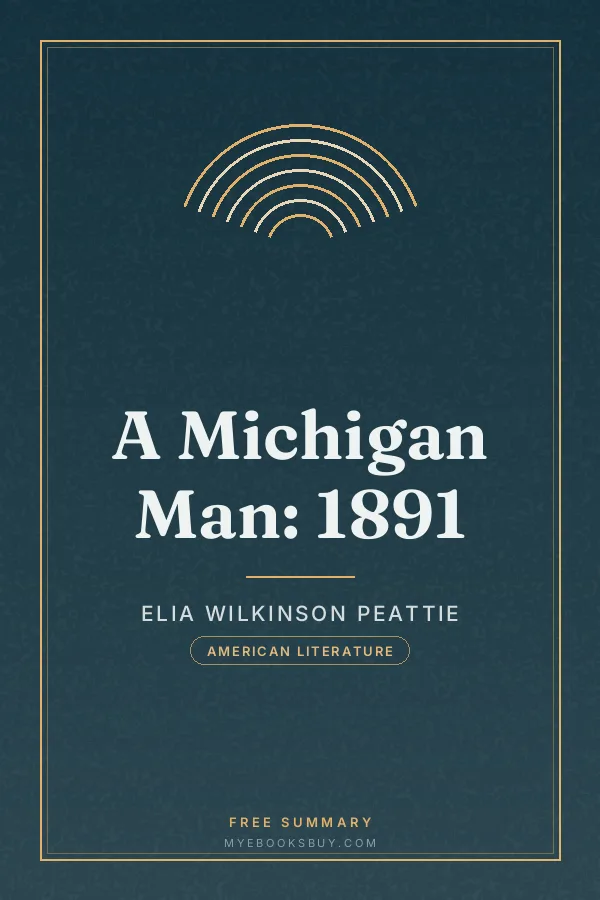 Cover of A Michigan Man: 1891