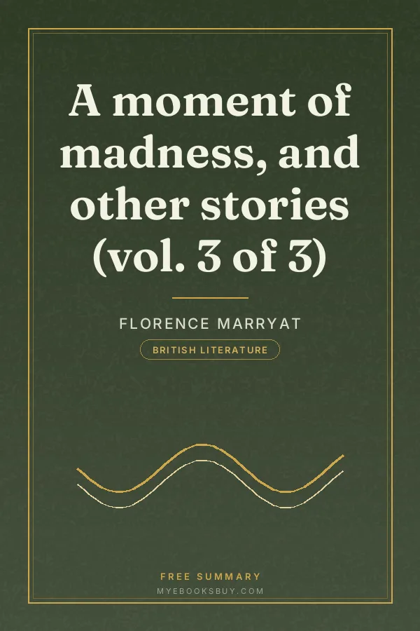 Cover of A moment of madness, and other stories (vol. 3 of 3)