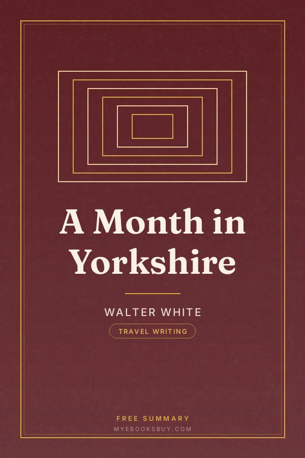 Cover of A Month in Yorkshire