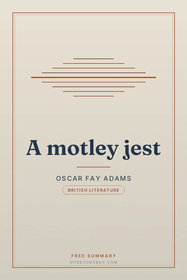 Cover of A motley jest