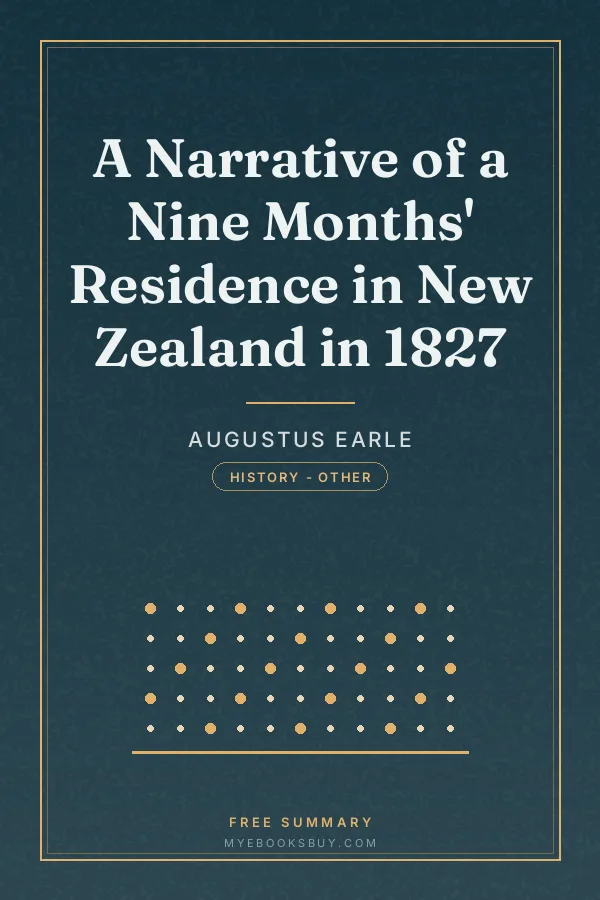 Cover of A Narrative of a Nine Months' Residence in New Zealand in 1827
